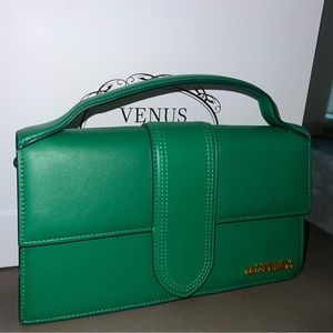Jacquemus Le Grand Bambino Bag in Green with dustbag